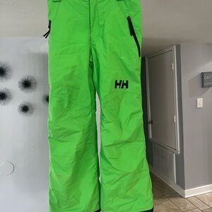 Helly Hansen Kids Bright Green Ski Pants